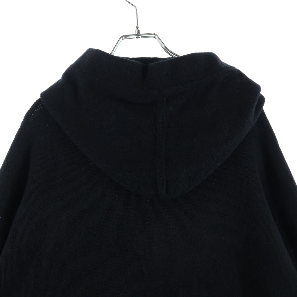 CELINE(セリーヌ) 21AW カシミヤニット ジップアップ パーカー フーディー ブラック 2A77O373N