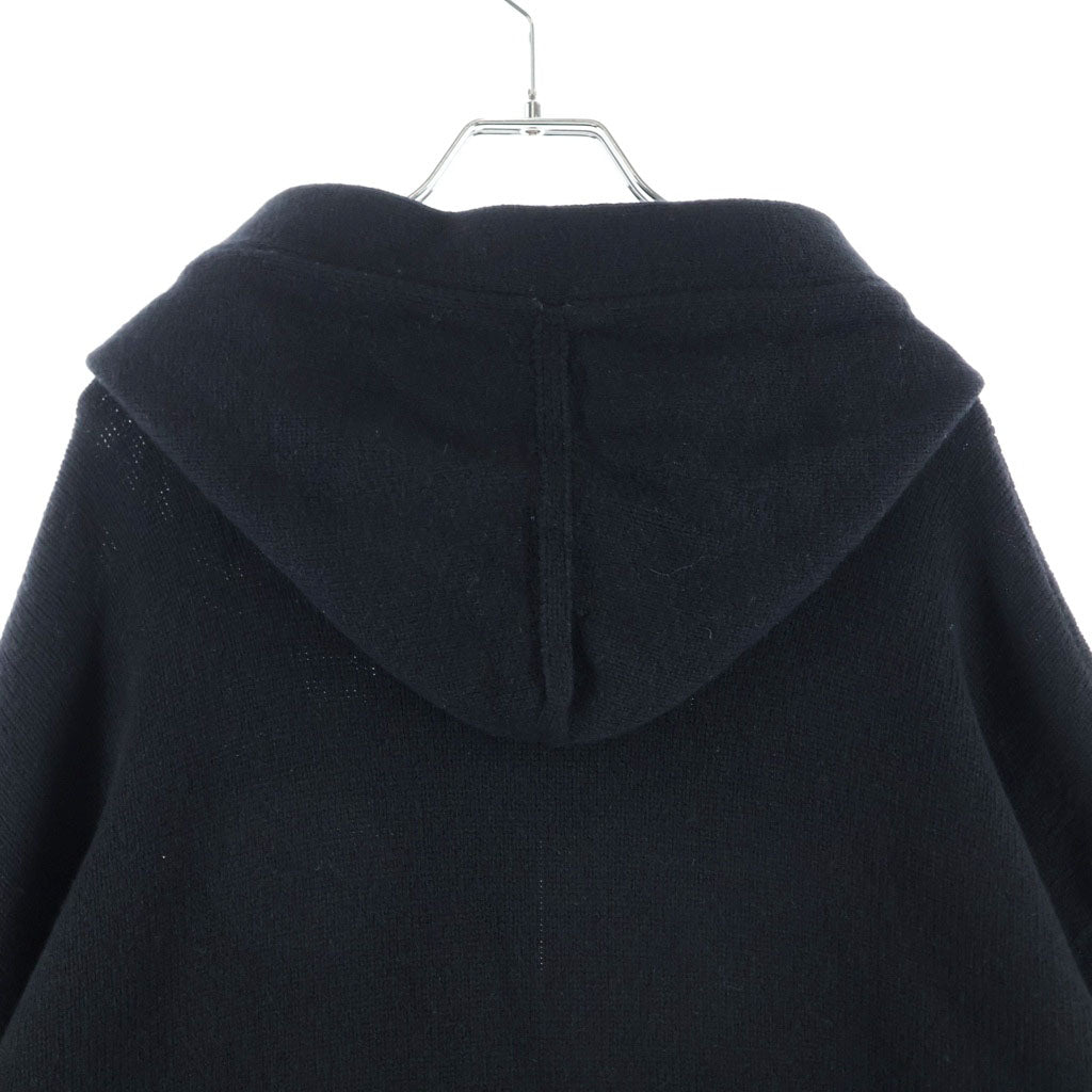 CELINE(セリーヌ) 21AW カシミヤニット ジップアップ パーカー フーディー ブラック 2A77O373N