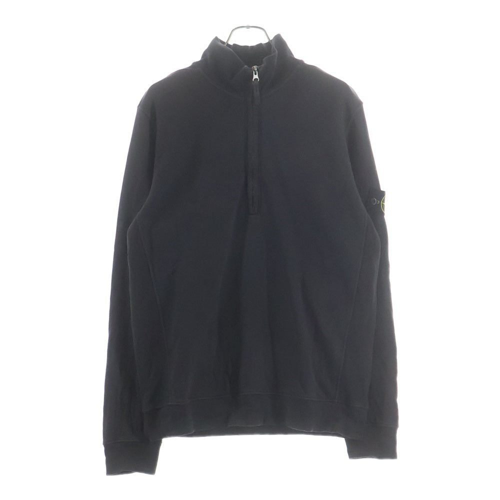 STONE ISLAND(ストーンアイランド) 24AW ハーフジップ プルオーバースウェットトレーナー グレー 811563420