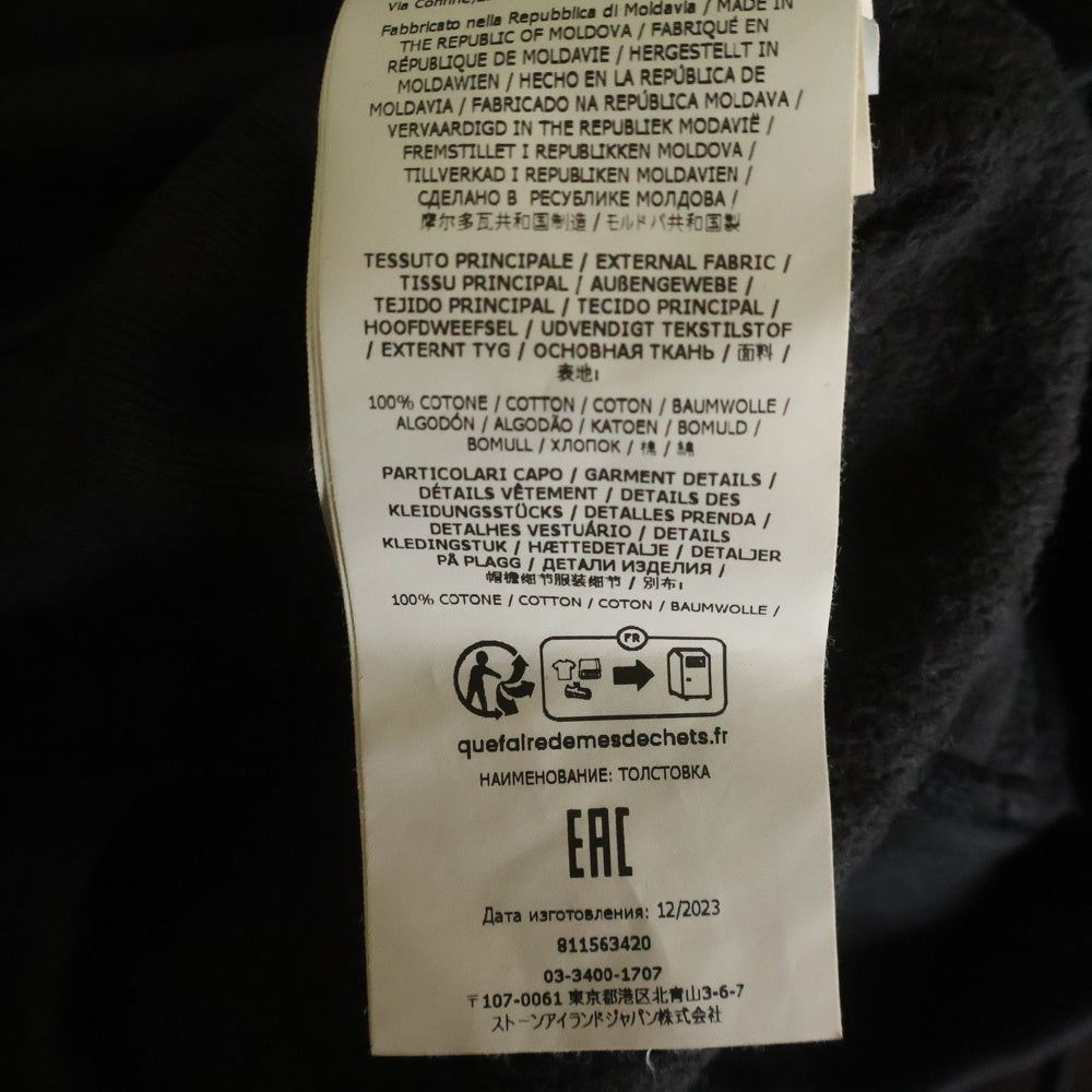 STONE ISLAND(ストーンアイランド) 24AW ハーフジップ プルオーバースウェットトレーナー グレー 811563420