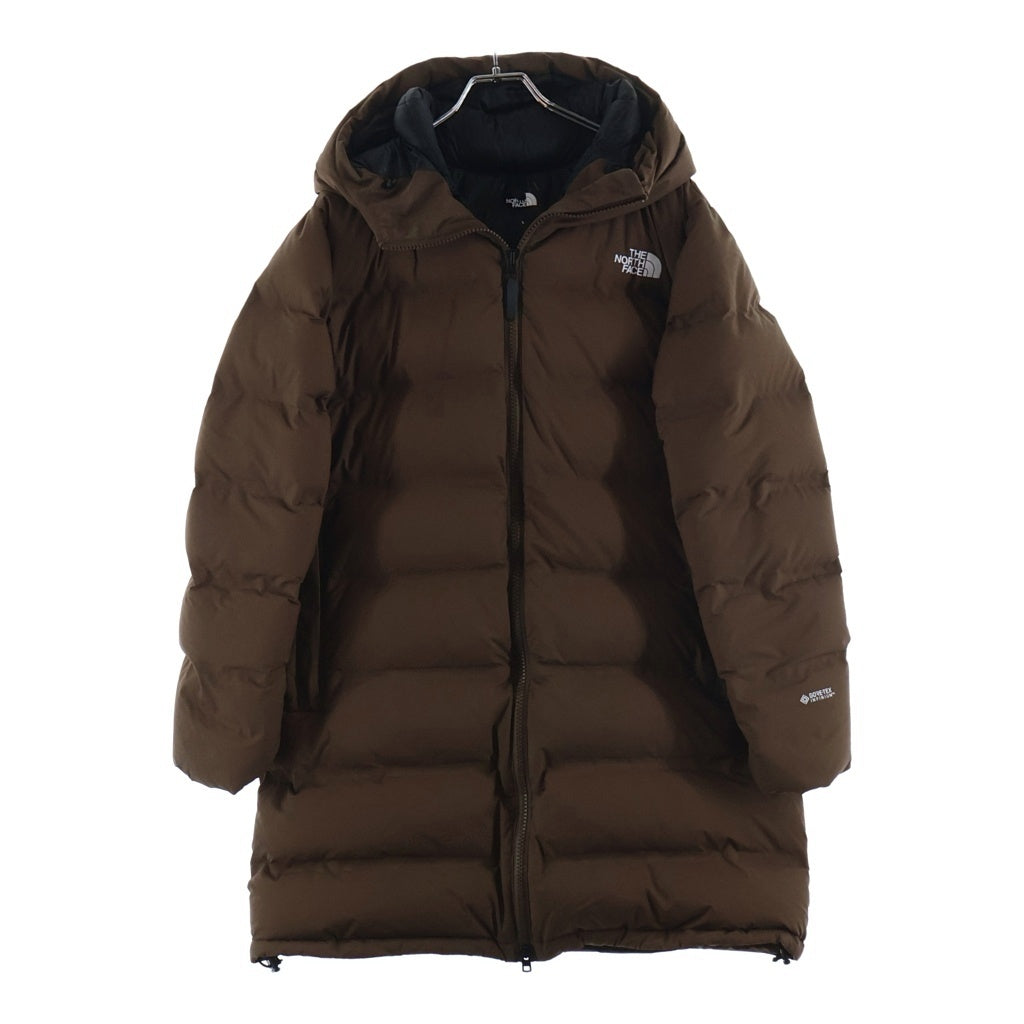 THE NORTH FACE(ザノースフェイス) マタニティ フーデッド ジップアップ ダウン ロングジャケット コート ブラウン レディース NDM92100