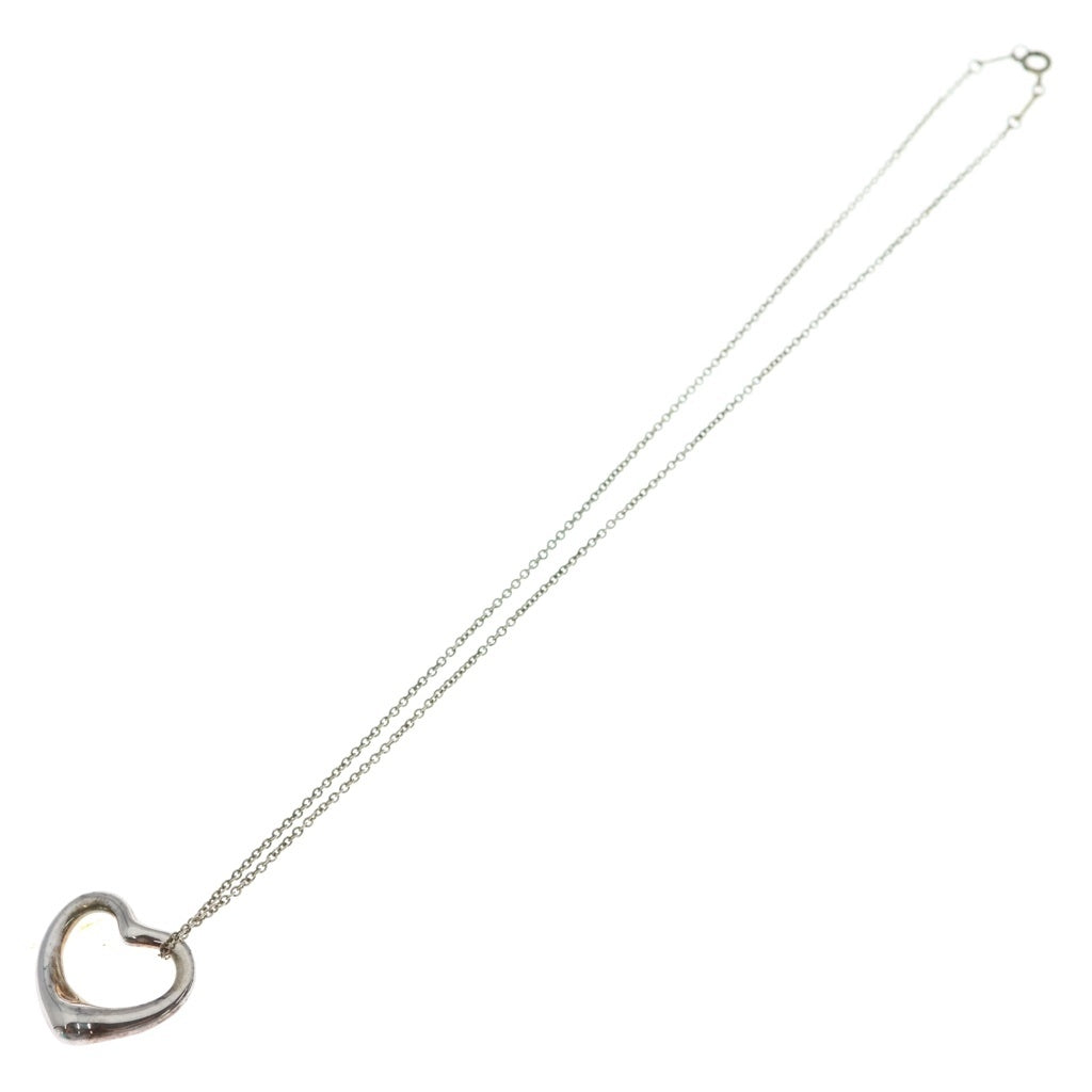 TIFFANY & Co.(ティファニー) オープンハート ラージ ネックレス ペンダント Ag925 SV シルバー レディース