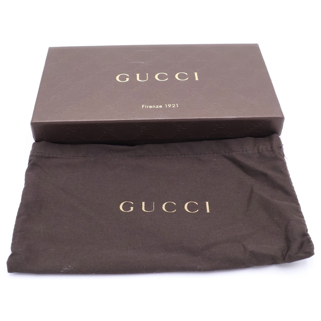 GUCCI(グッチ) ソーホー ラウンドウォレット 長財布 ネイビー パテントレザー 308004 レディース
