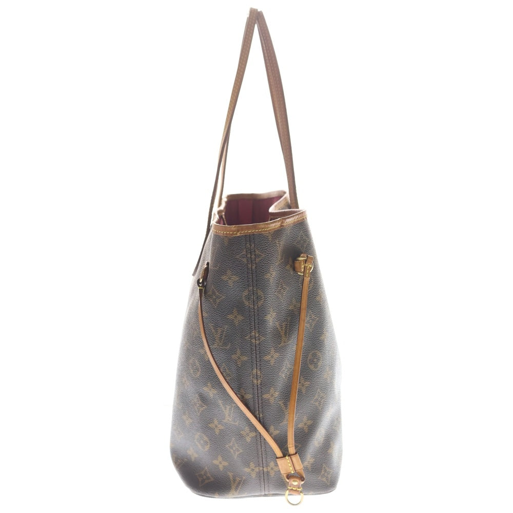 LOUIS VUITTON(ルイヴィトン) ネヴァーフルMM モノグラム PVC レザー トートバッグ ゴールド金具 ブラウン M41178