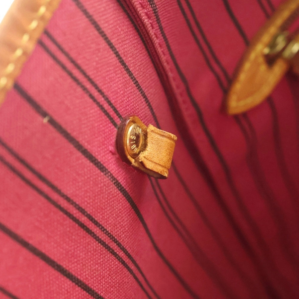 LOUIS VUITTON(ルイヴィトン) ネヴァーフルMM モノグラム PVC レザー トートバッグ ゴールド金具 ブラウン M41178