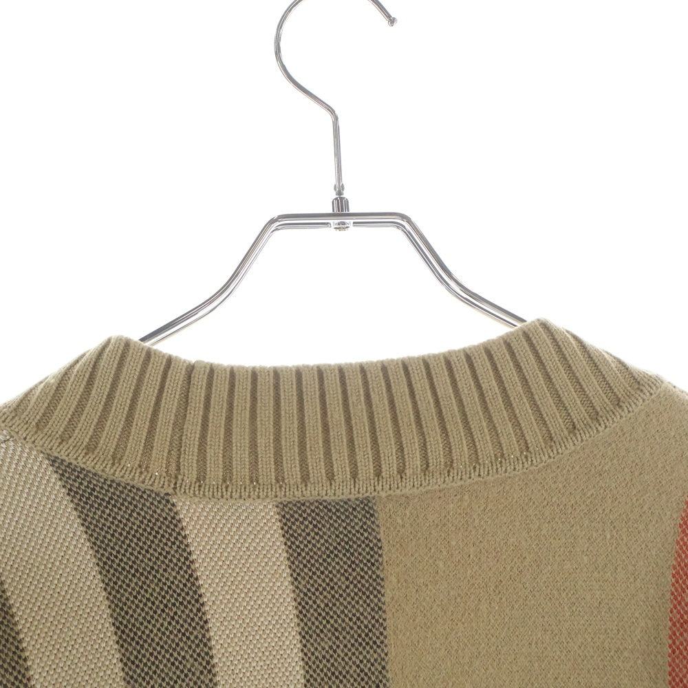 BURBERRY(バーバリー) ノヴァチェック カーディガン S ベージュ 8039153
