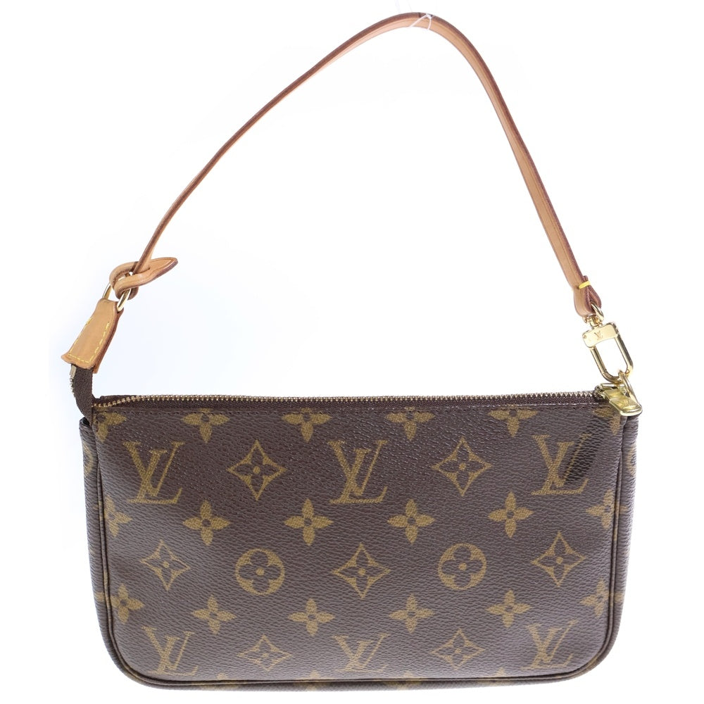 LOUIS VUITTON(ルイヴィトン) モノグラム ポシェットアクセソワール ブラウン PVC ハンドバッグ M51980 レディース