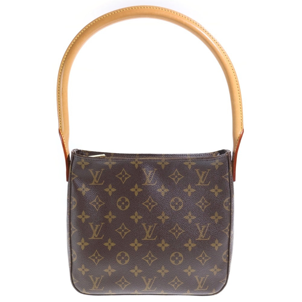LOUIS VUITTON(ルイヴィトン) モノグラム ルーピングMM ブラウン PVC M51146 レディース