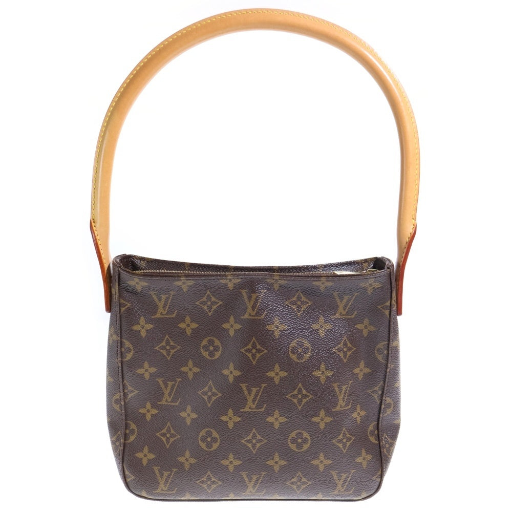 LOUIS VUITTON(ルイヴィトン) モノグラム ルーピングMM ブラウン PVC M51146 レディース