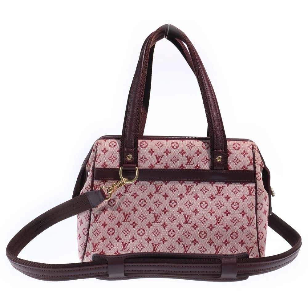 LOUIS VUITTON(ルイヴィトン) モノグラム ミニ ジョセフィーヌPM ハンドバッグ ピンク キャンバス M92216 レディース