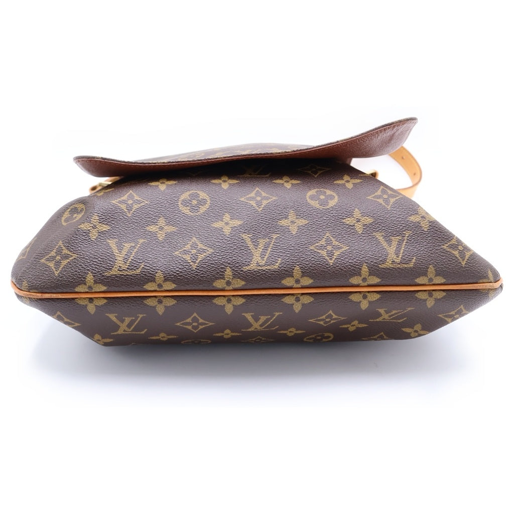 LOUIS VUITTON(ルイヴィトン) モノグラム ミュゼット ショルダーバッグ ブラウン PVCレザー M51256