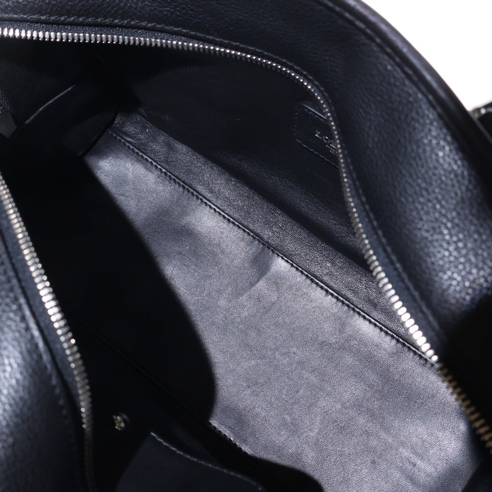 LOEWE(ロエベ) アマソナ28 ハンドバッグ ボストンバッグ ブラックレザー シルバー金具 レディース