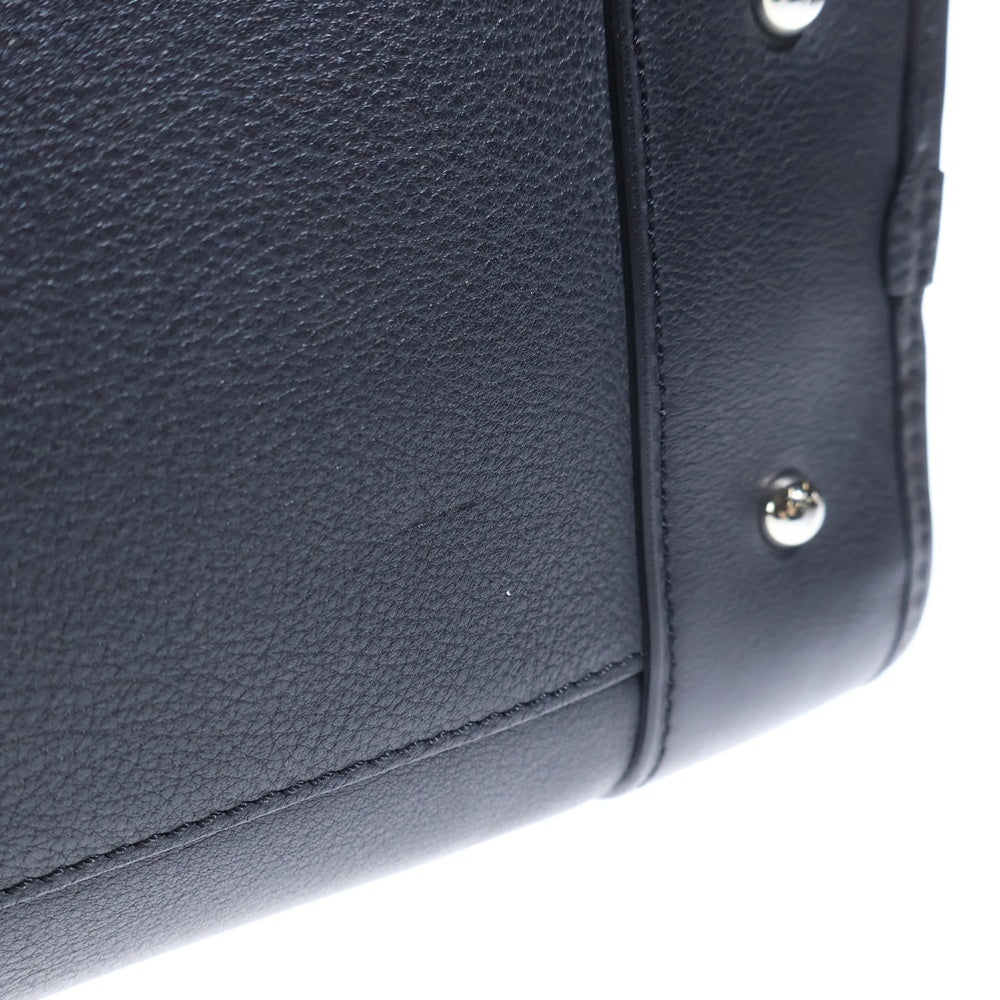 LOEWE(ロエベ) アマソナ28 ハンドバッグ ボストンバッグ ブラックレザー シルバー金具 レディース