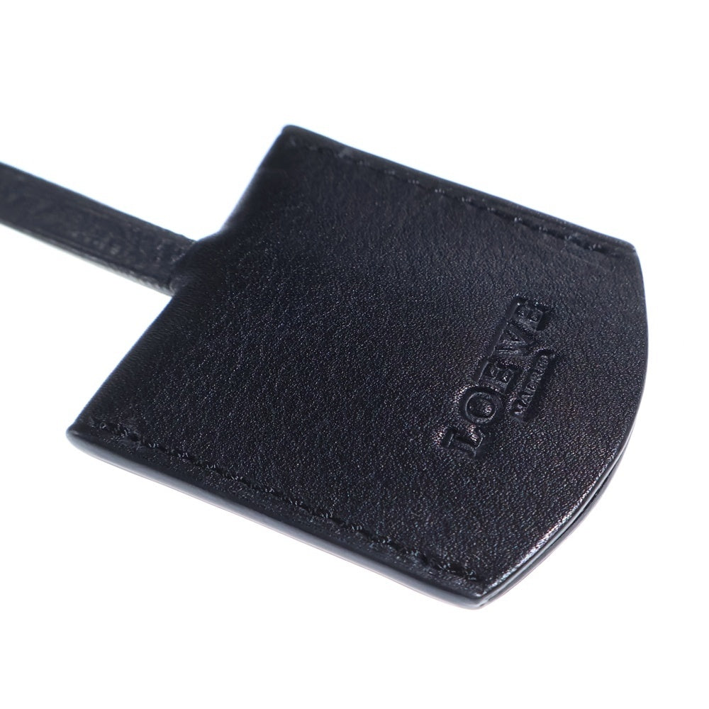 LOEWE(ロエベ) アマソナ28 ハンドバッグ ボストンバッグ ブラックレザー シルバー金具 レディース