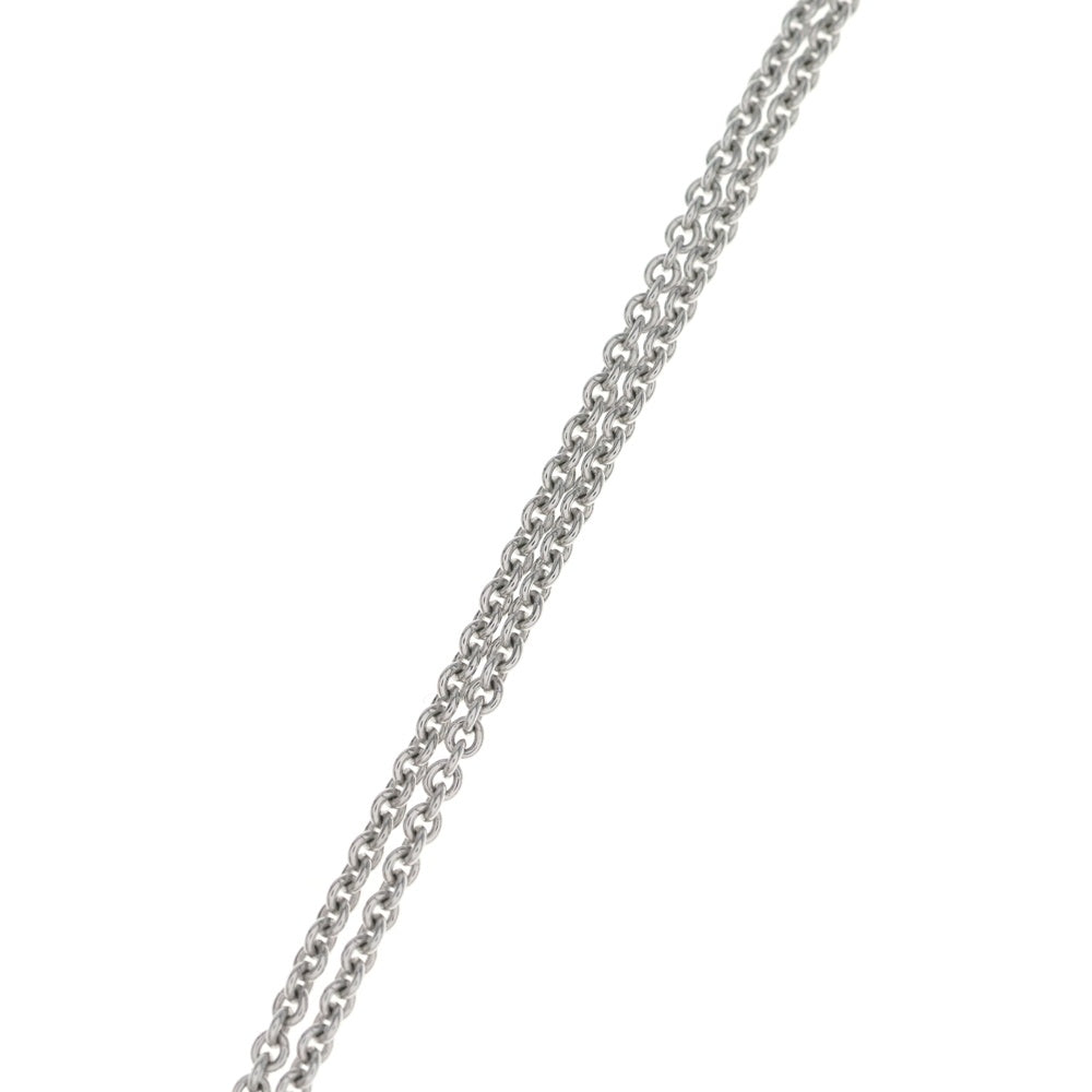 DIOR(ディオール) Petit CD ネックレス ペンダント チェーン シルバー メタル×ラインストーン N2241WOMCY_D001 レディース