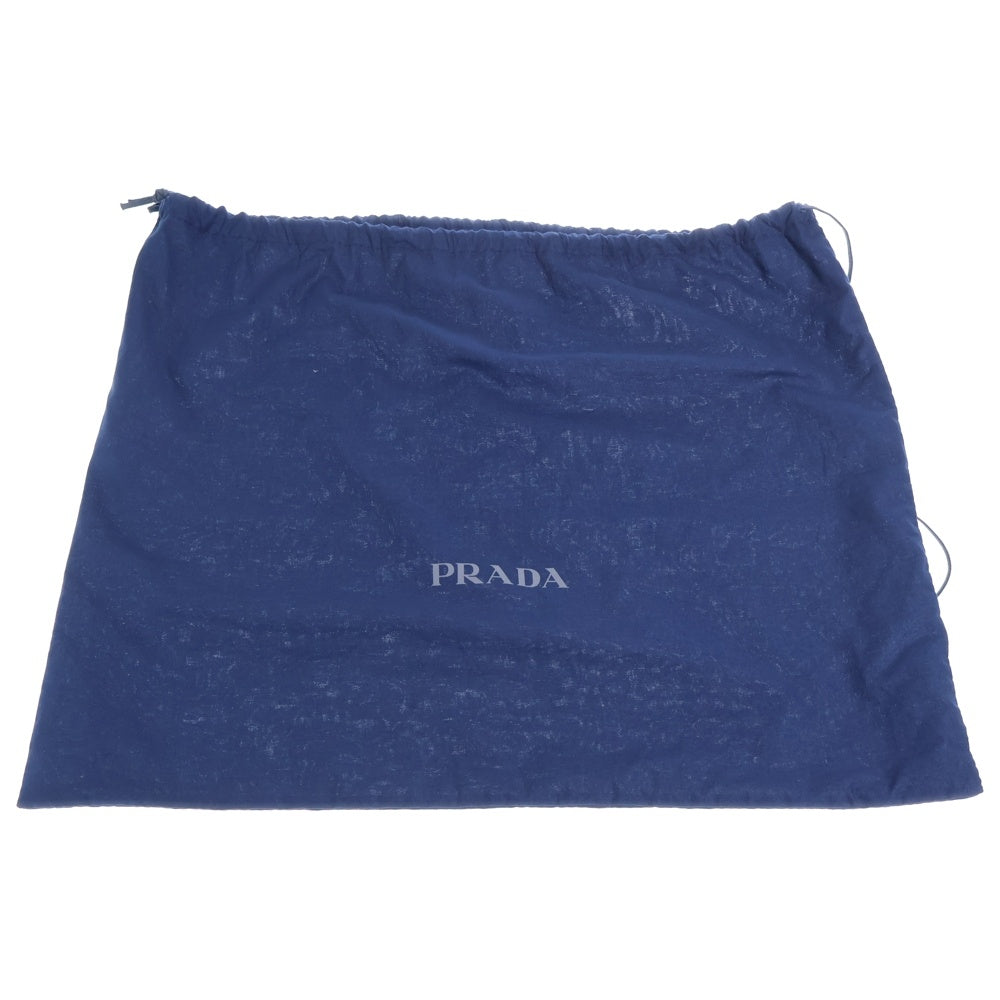 PRADA(プラダ) リナイロン 三角ロゴプレート バケットハット 帽子 ブラック