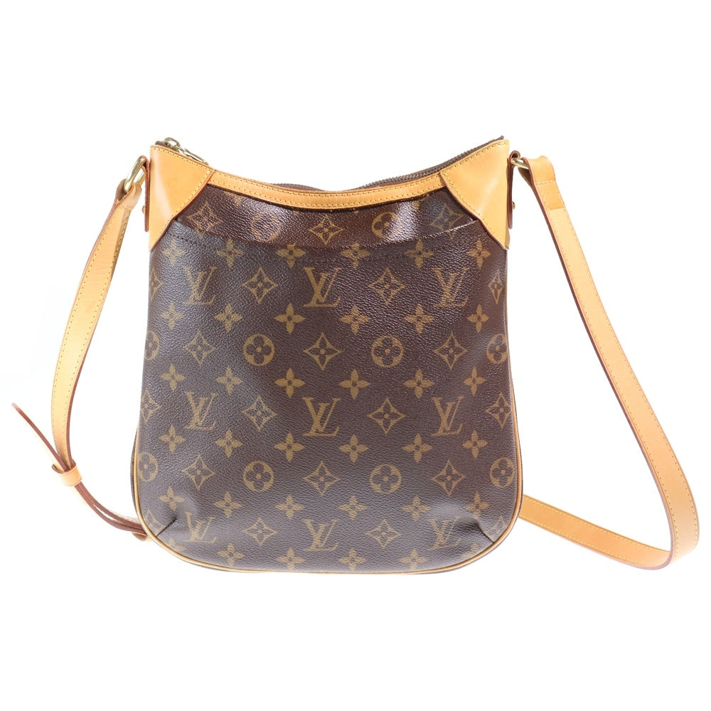 LOUIS VUITTON(ルイヴィトン) オデオンPM モノグラム PVC レザー ショルダーバッグ ゴールド金具 ブラウン M56390 レディース