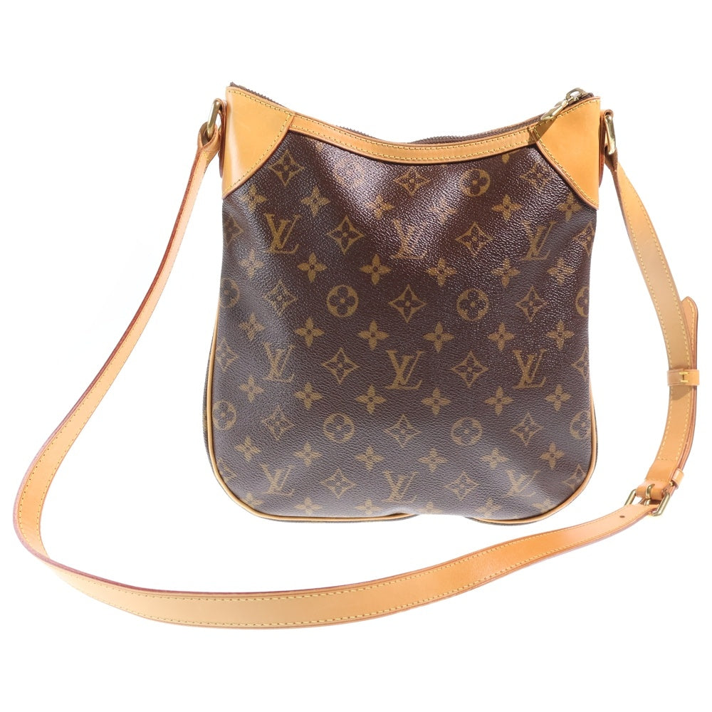 LOUIS VUITTON(ルイヴィトン) オデオンPM モノグラム PVC レザー ショルダーバッグ ゴールド金具 ブラウン M56390 レディース