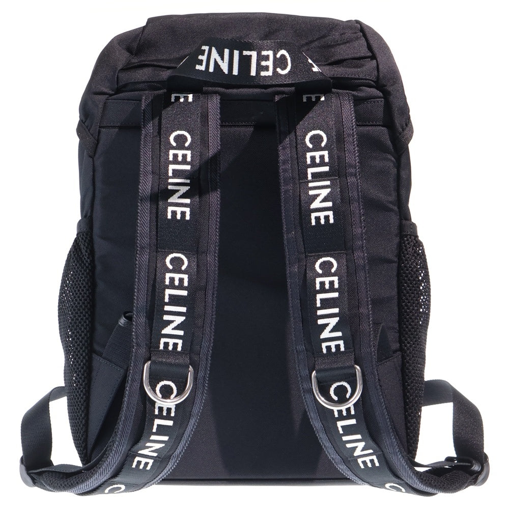 CELINE(セリーヌ) ミディアム トレッキング バックパック リュックサック ブラック ナイロン シルバー金具