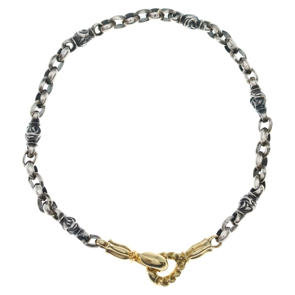 LONE ONES(ロンワンズ) メイティングフライト フック ミニ シルク イーグル (L) 18K フック ブレスレット シルバー/ゴールド 18INCH MFNHー00062-BRACELET-18KHOOK