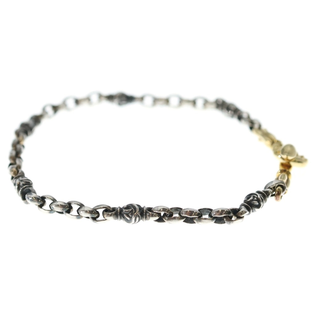 LONE ONES(ロンワンズ) メイティングフライト フック ミニ シルク イーグル (L) 18K フック ブレスレット シルバー/ゴールド 18INCH MFNHー00062-BRACELET-18KHOOK