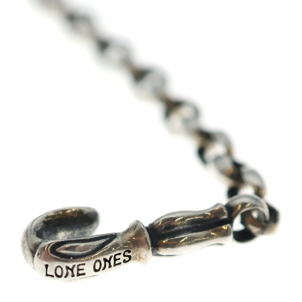 LONE ONES(ロンワンズ) メイティングフライト フック ミニ シルク チェーン ネックレス (L) 24INCH シルバー MFNH-0005L
