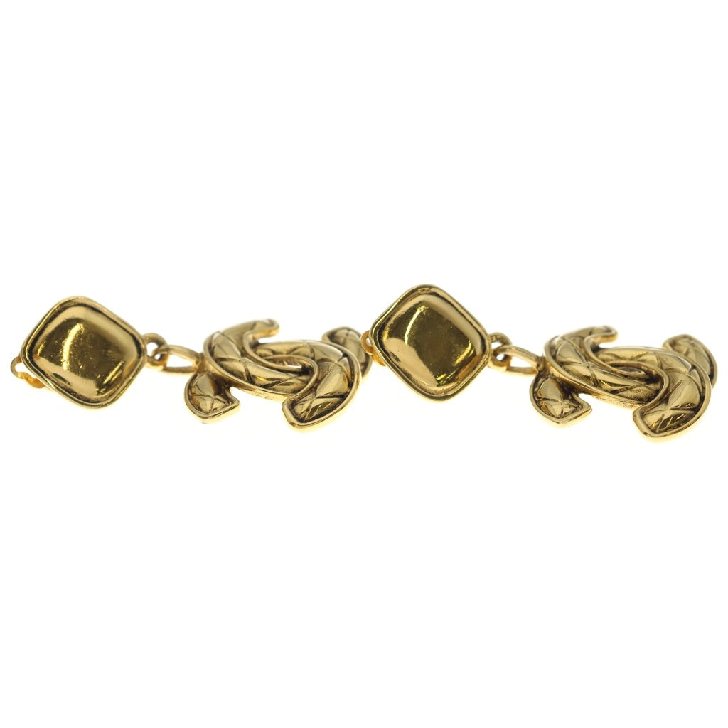 CHANEL(シャネル) ココマーク ココクラッシュ ドロップ イヤリング ゴールド レディース