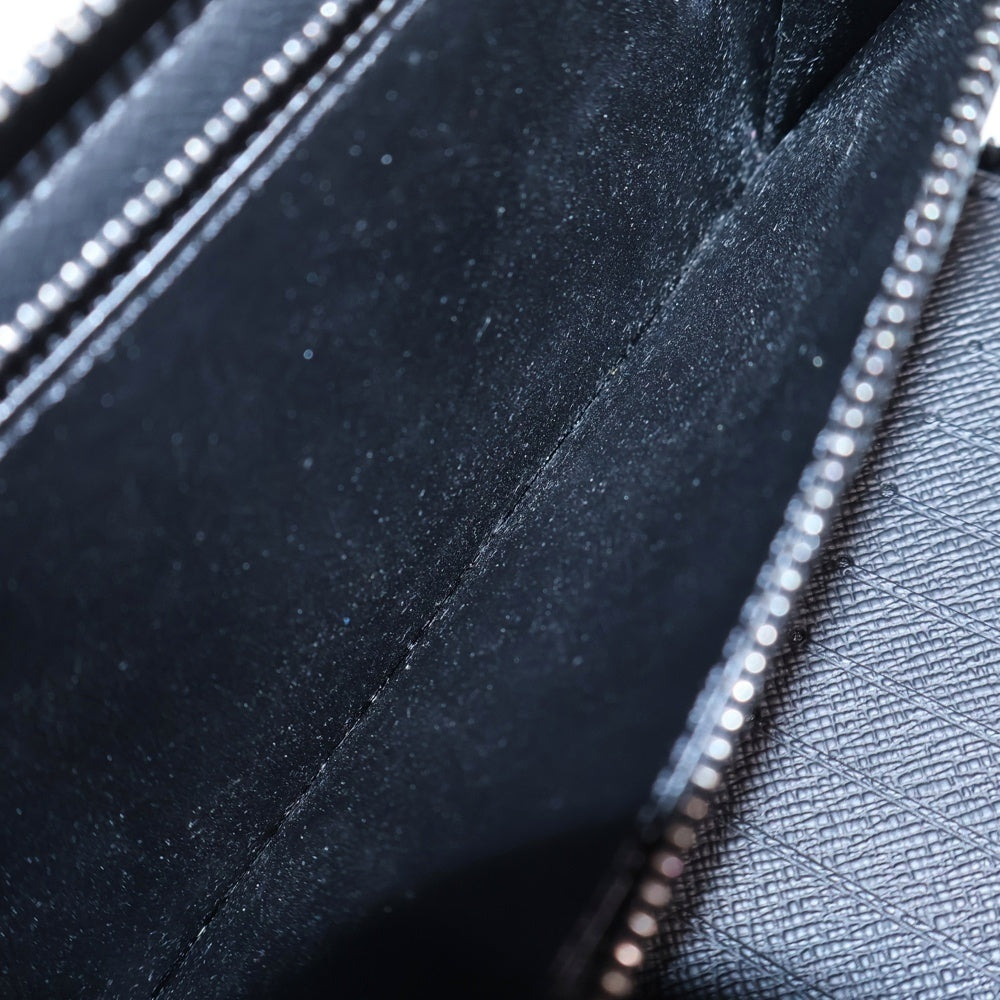 LOUIS VUITTON(ルイヴィトン) モノグラムエクリプス ラウンドウォレット ロングウォレット 長財布 カードケース ブラック PVC M62295 シルバー金具 レディース