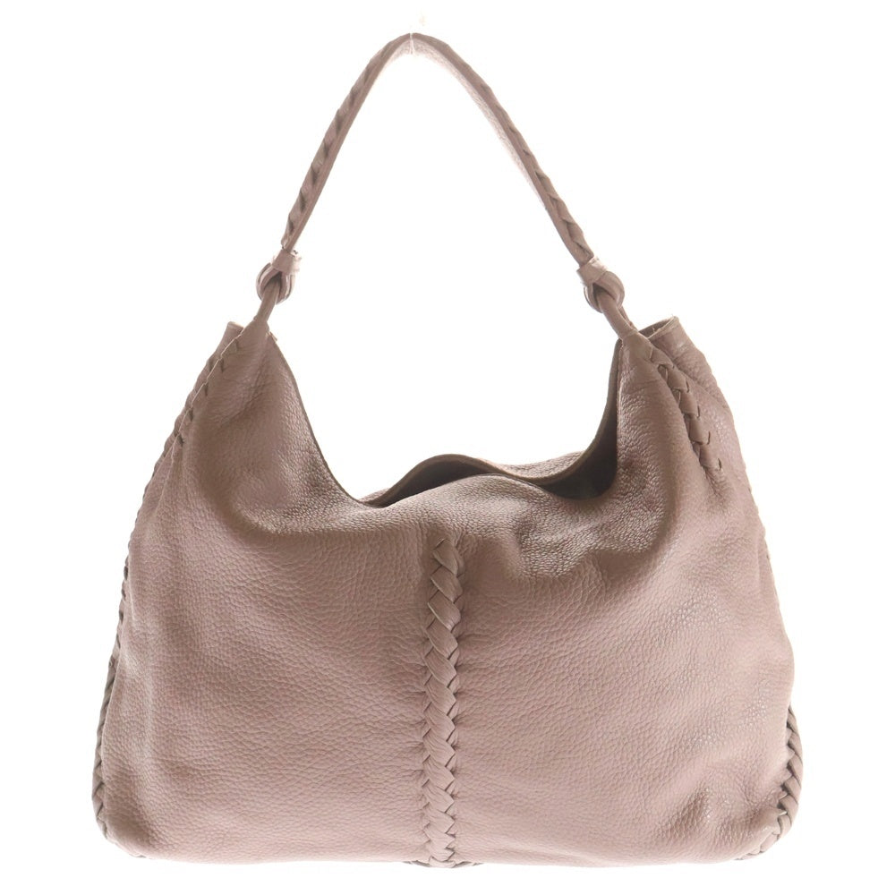 BOTTEGA VENETA(ボッテガヴェネタ) イントレチャート チェルボ トートバッグ ハンドバッグ ローズピンク レザー レディース