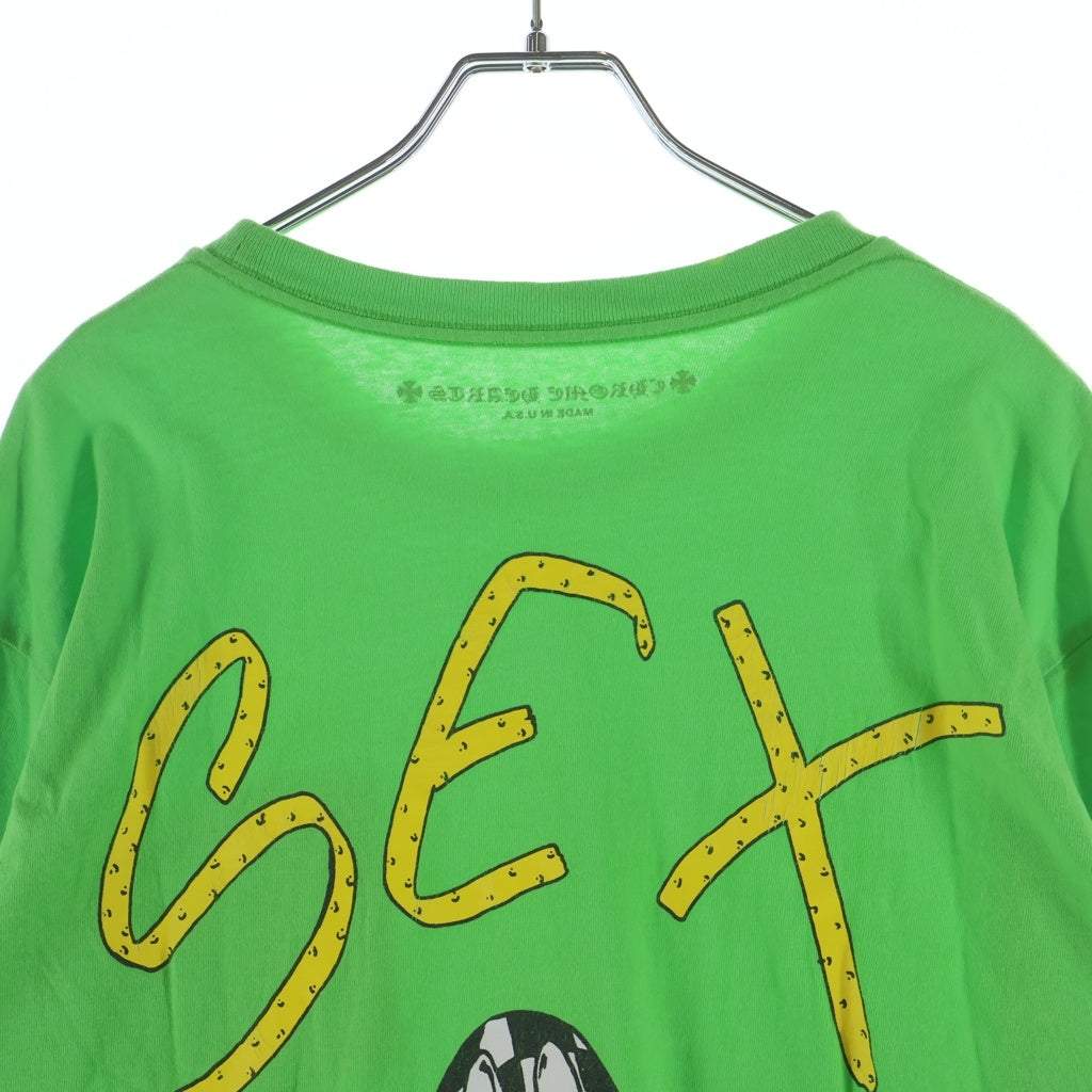 CHROME HEARTS(クロムハーツ) MATTY BOY PPO SEX RCD LS Tee マッティボーイ セックスレコード クルーネック 長袖Tシャツ カットソー グリーン