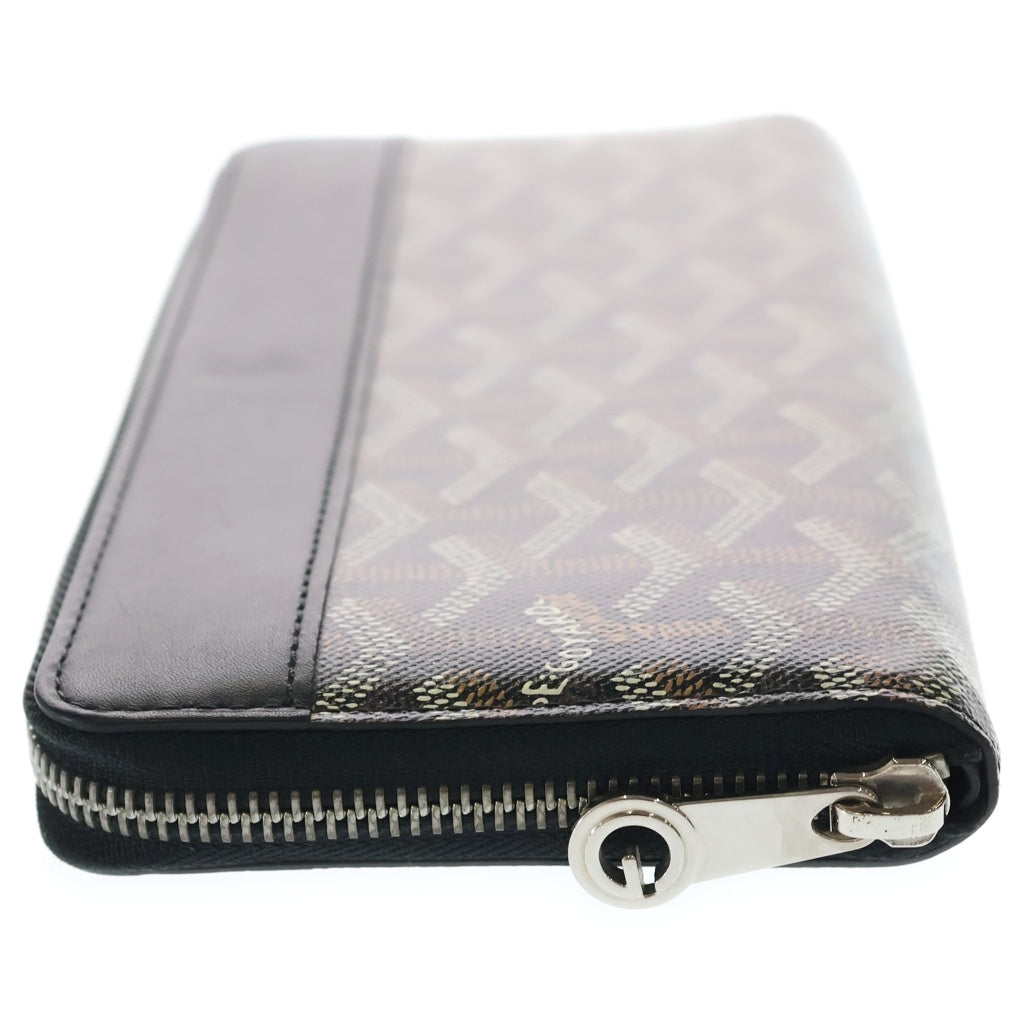 GOYARD(ゴヤール) マティ二ヨン GM APM ZIP GM ラウンドファスナー長財布 ロングウォレット カードケース ブラック レザー シルバー金具 レディース