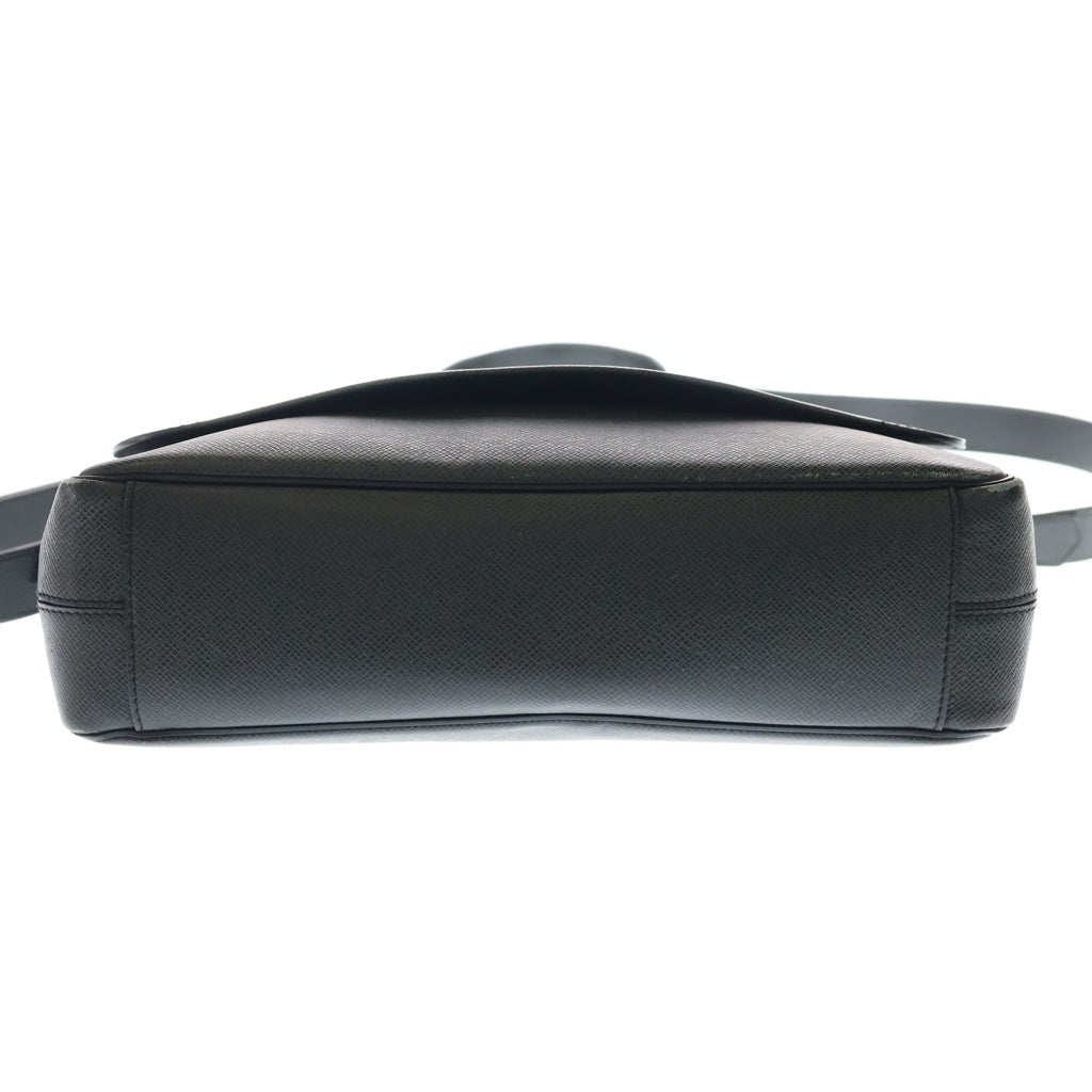 LOUIS VUITTON(ルイヴィトン) タイガ ロマンPM ショルダーバッグ ブラック レザー M32852 ゴールド金具