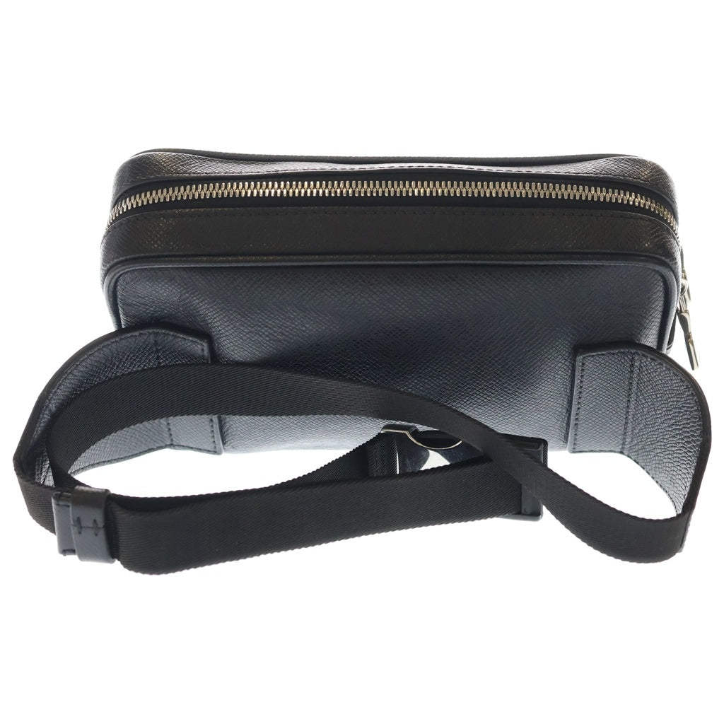 LOUIS VUITTON(ルイヴィトン) バムバッグ タイガ レザー ボディ ウエスト バッグ シルバー金具 ブラック M33438 レディース