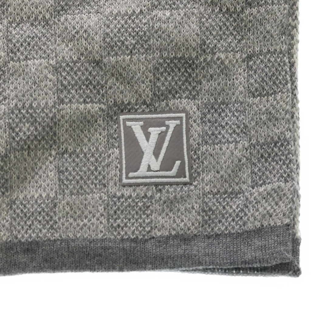 LOUIS VUITTON(ルイヴィトン) エシャルプ プティダミエ ウール マフラー グレー M70517 レディース