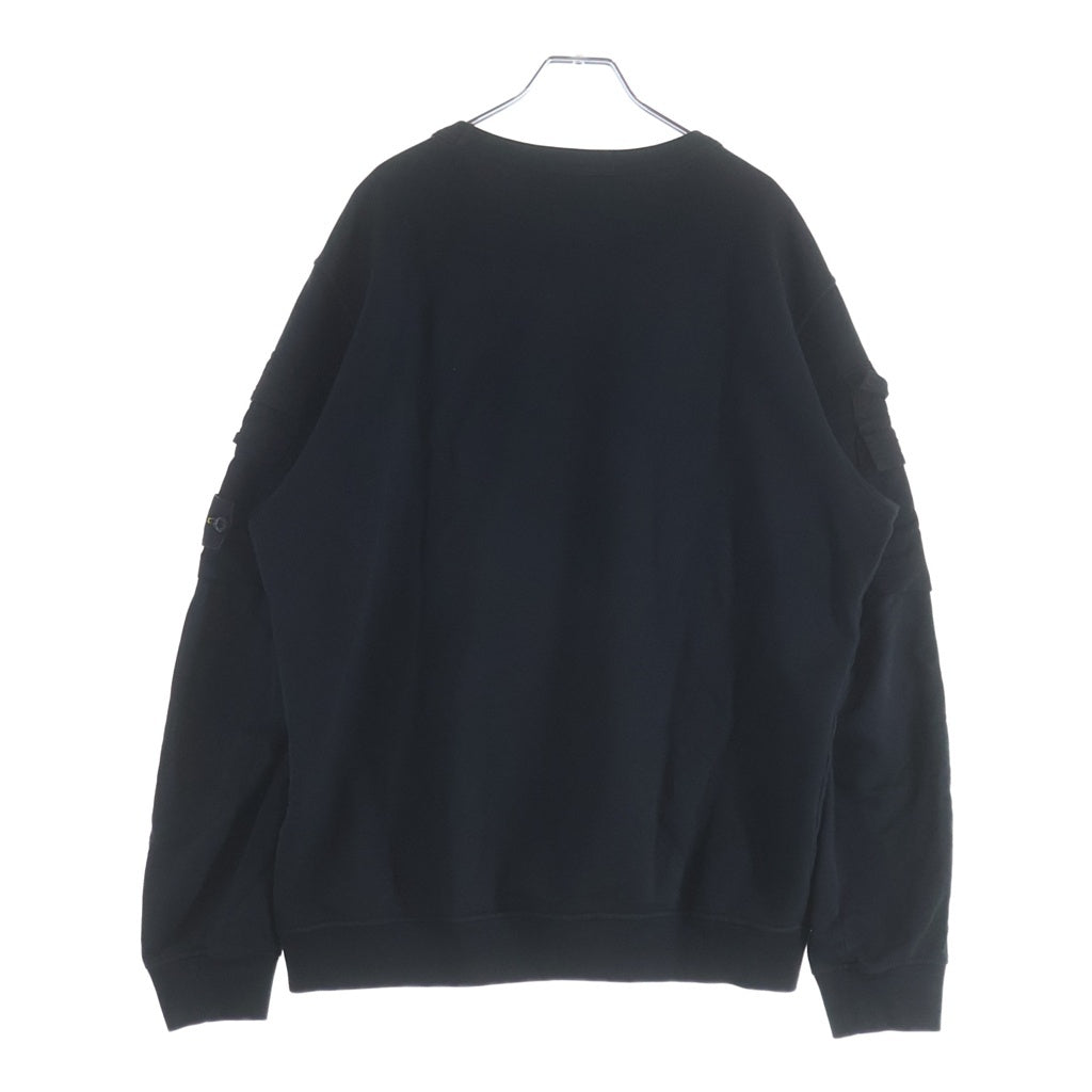 STONE ISLAND(ストーンアイランド) ガーメントダイ加工スウェット ブラック #L 791560577