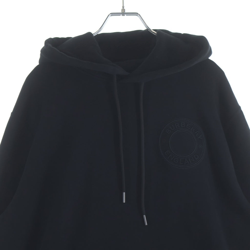 BURBERRY(バーバリー) ロゴグラフィック プルオーバー スウェット パーカー ブラック #L/G 8042229/71E