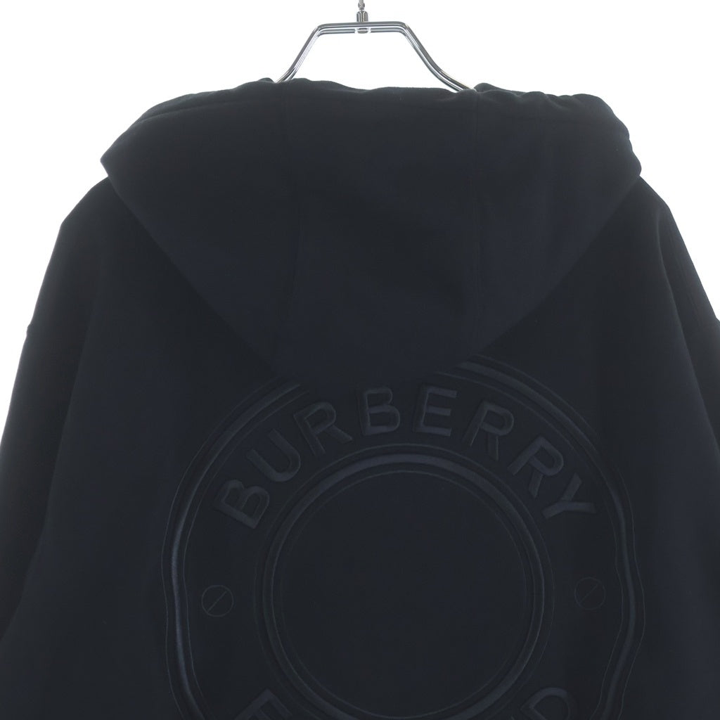 BURBERRY(バーバリー) ロゴグラフィック プルオーバー スウェット パーカー ブラック #L/G 8042229/71E