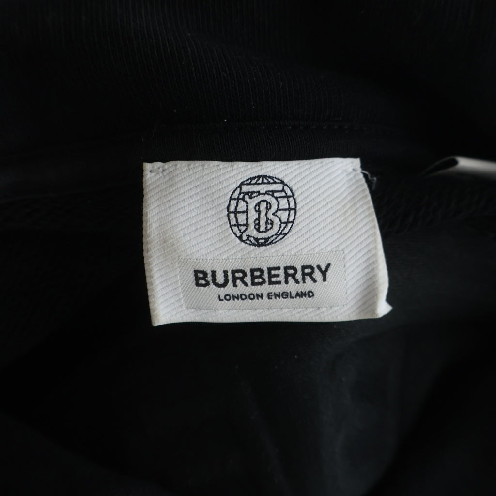 BURBERRY(バーバリー) ロゴグラフィック プルオーバー スウェット パーカー ブラック #L/G 8042229/71E