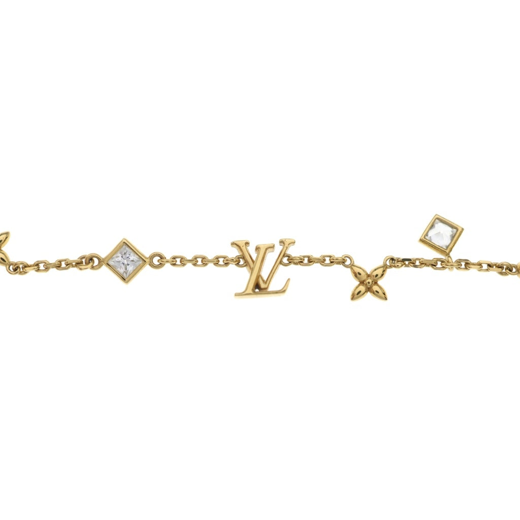 LOUIS VUITTON(ルイヴィトン) インザスカイ ネックレス ラインストーン ゴールド GP M01322 レディース