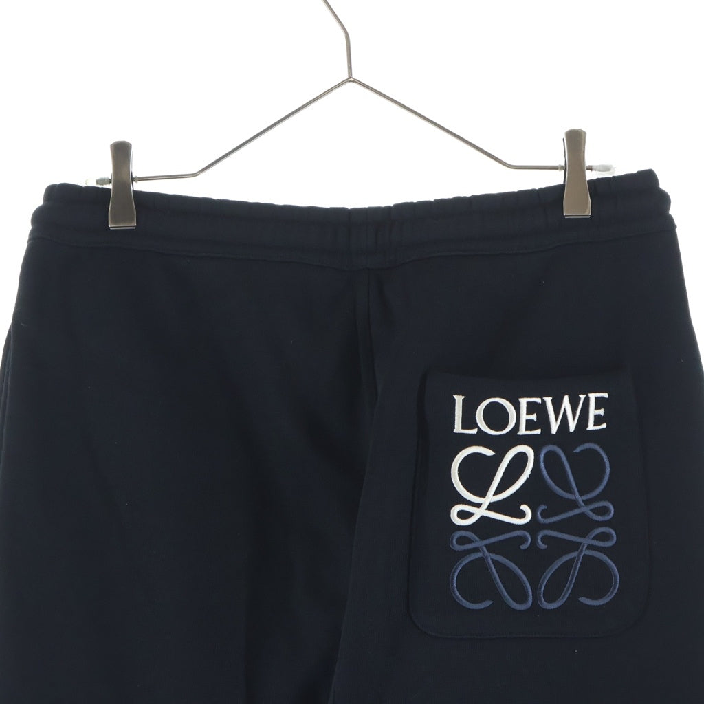 LOEWE(ロエベ) アナグラムロゴ刺繍 スウェット トラック パンツ ブラック H526Y27J10