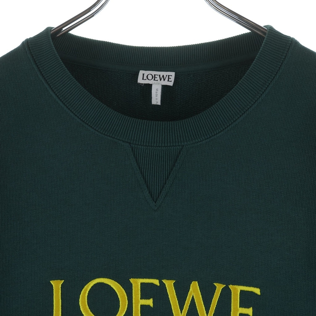 LOEWE(ロエベ) アナグラム ロゴ刺繍 クルーネック プルオーバー