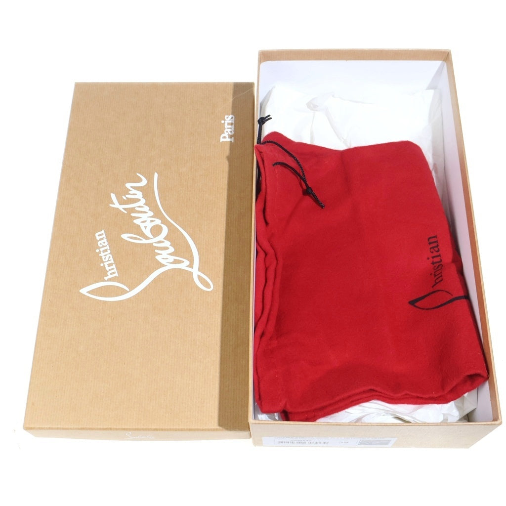 CHRISTIAN LOUBOUTIN(クリスチャンルブタン) スパンコールパンプス メッシュフラットシューズ ベージュ #39 レディース