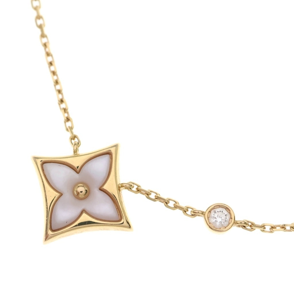 LOUIS VUITTON(ルイヴィトン) パンダンティフスターブロッサムBB ネックレス ペンダント チェーン ピンクゴールド Au750 PG 3.6g Q93892 レディース