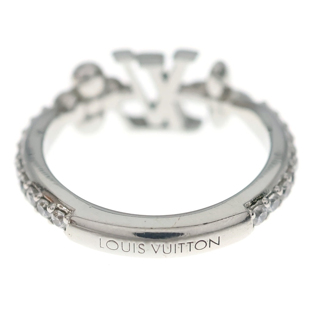 LOUIS VUITTON(ルイヴィトン) LV アイコニック パラジウム ラインストーン Sサイズ リング M1188 シルバー レディース