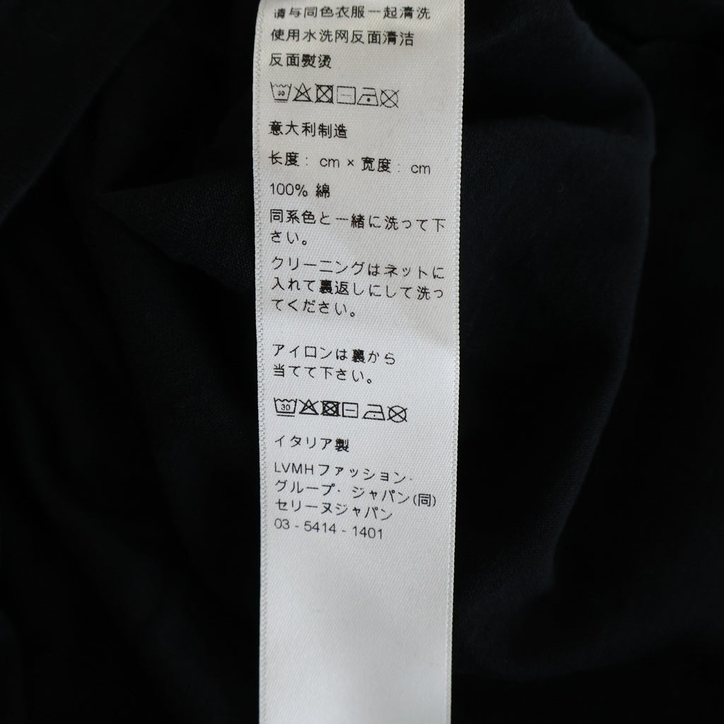 CELINE(セリーヌ) ユニバーシティ ロゴプリント コットンジャージー ノースリーブ タンクトップ ブラック レディース RX0AQ671Q.38AW