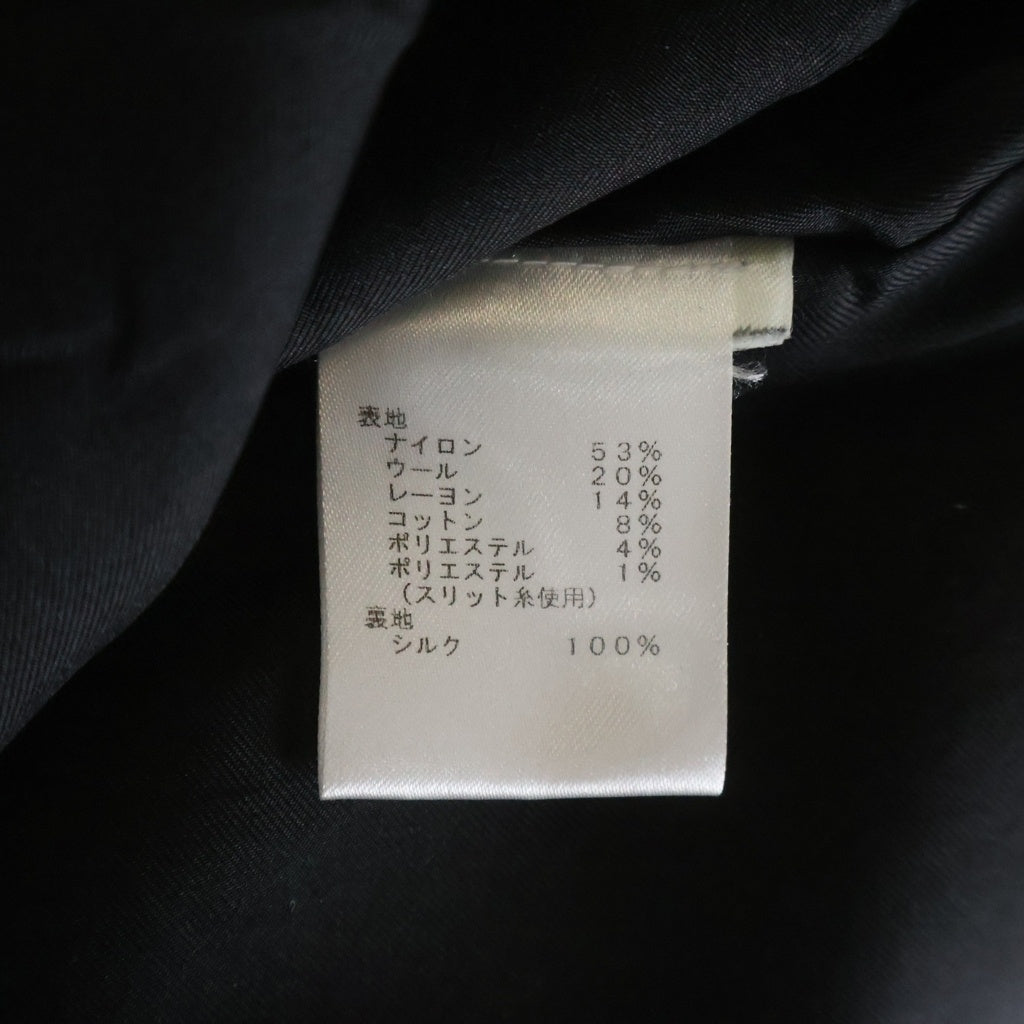 LOUIS VUITTON(ルイヴィトン) モノグラムツイード ニット切替 ジップアップ ワンピース ブラック FIDR30SNS レディース