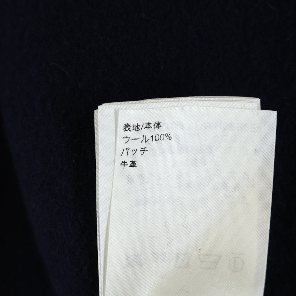 LOUIS VUITTON(ルイヴィトン) 25SS モノグラム リバーシブル メルトンウール ジップアップ ジャケット ブルゾン ブラック/ネイビー RM251MF YLW HSFB2E