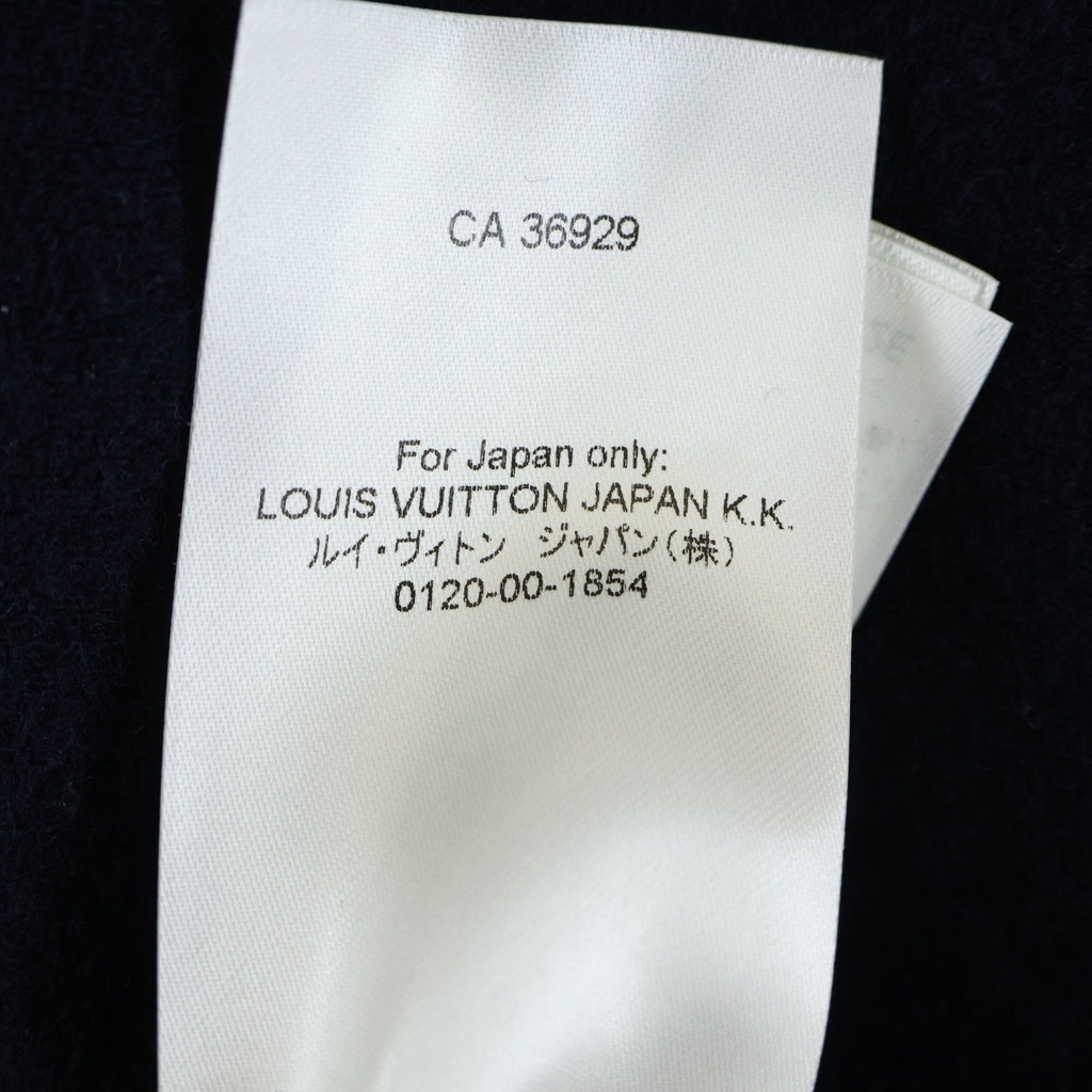 LOUIS VUITTON(ルイヴィトン) 25SS モノグラム リバーシブル メルトンウール ジップアップ ジャケット ブルゾン ブラック/ネイビー RM251MF YLW HSFB2E