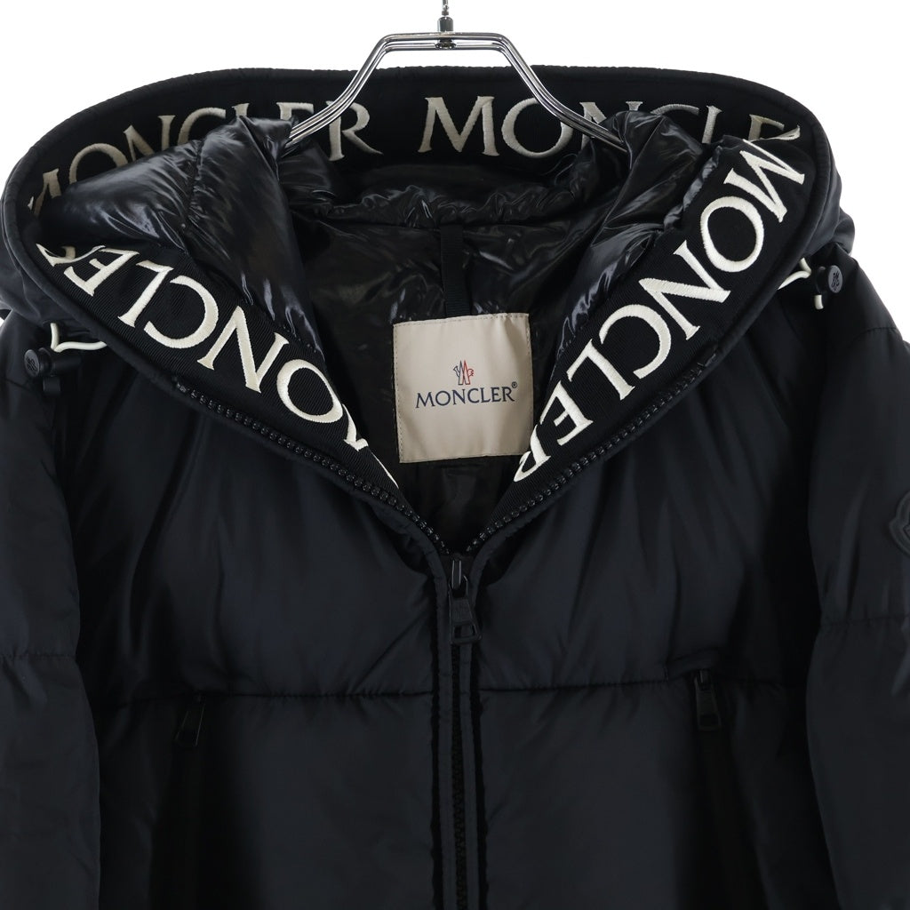 MONCLER(モンクレール) MONTCLA JACKET モンクラ ロゴ刺繍 ダウンジャケット フード付き ナイロン ブラック F20911B56900
