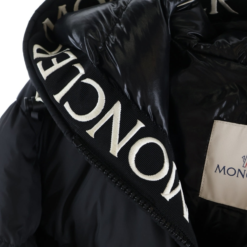 MONCLER(モンクレール) MONTCLA JACKET モンクラ ロゴ刺繍 ダウンジャケット フード付き ナイロン ブラック F20911B56900